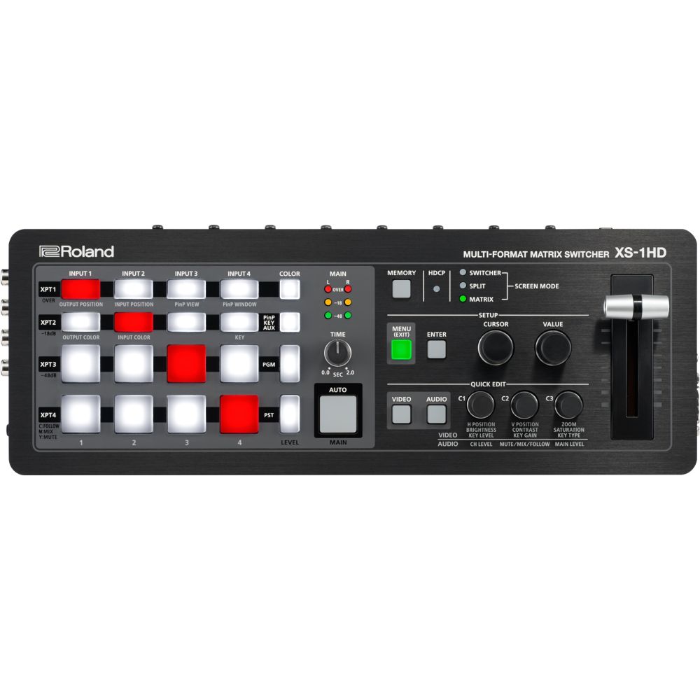 Roland XS-1HD matrix switcher multiformato con i/o HDMI e 3 modalità operative