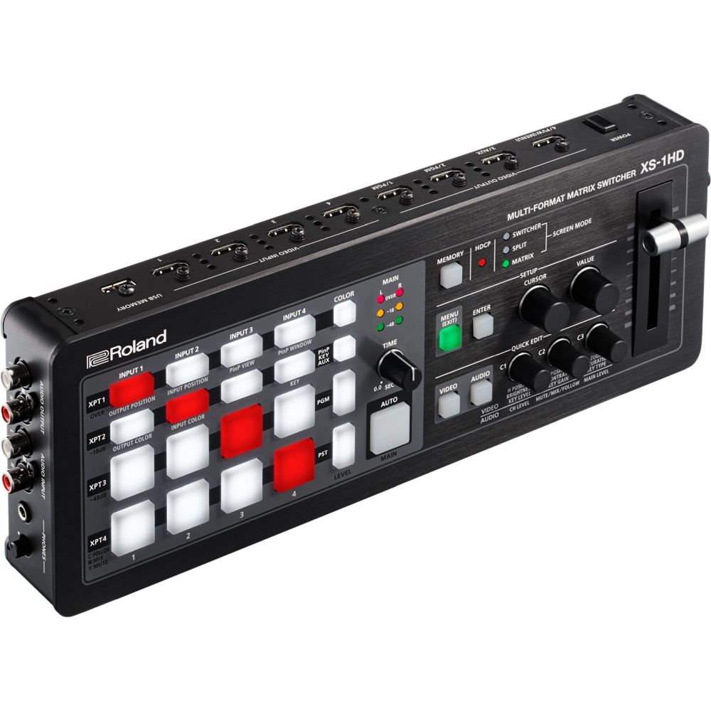 Roland XS-1HD matrix switcher multiformato con i/o HDMI e 3 modalità operative