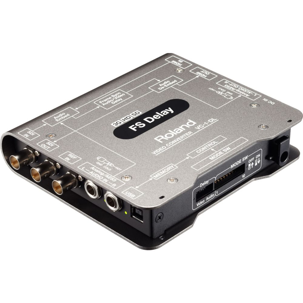 Convertitore video Roland VC-1-DL bidirezionale SDI-HDMI con ritardo di sincronizzazione dei fotogrammi