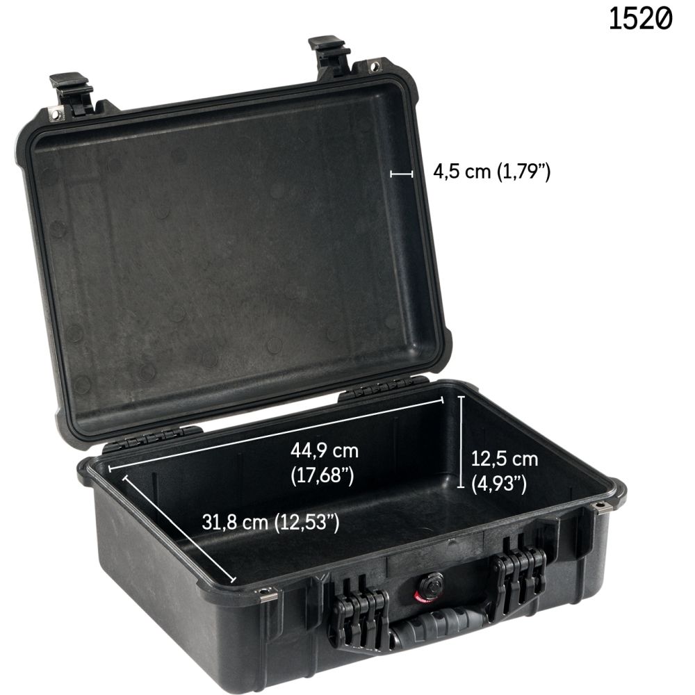 Peli 1520 Schiuma nera