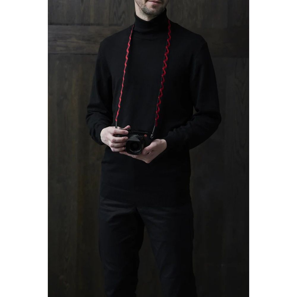 Artisan & Artist ACAM 318 Sazanami Silk strap black/red