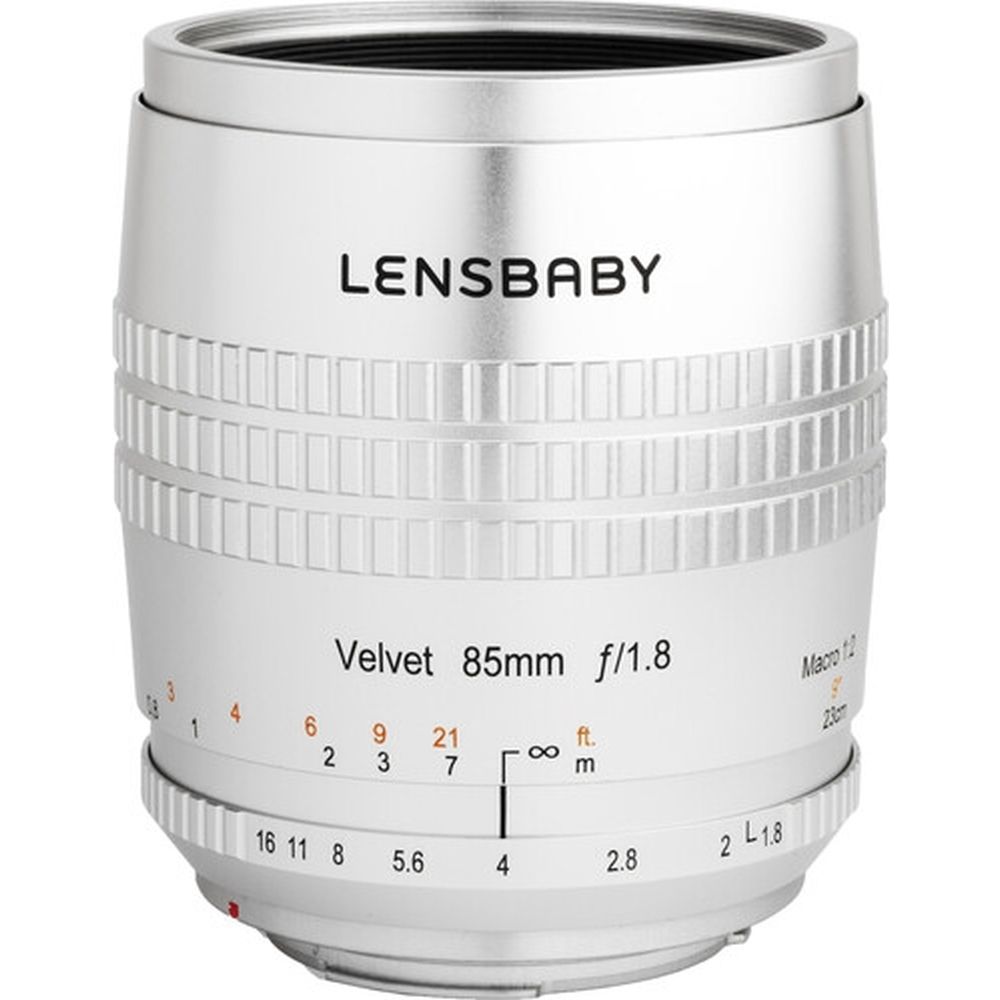 Lensbaby Velvet 85 Canon RF (Silver)