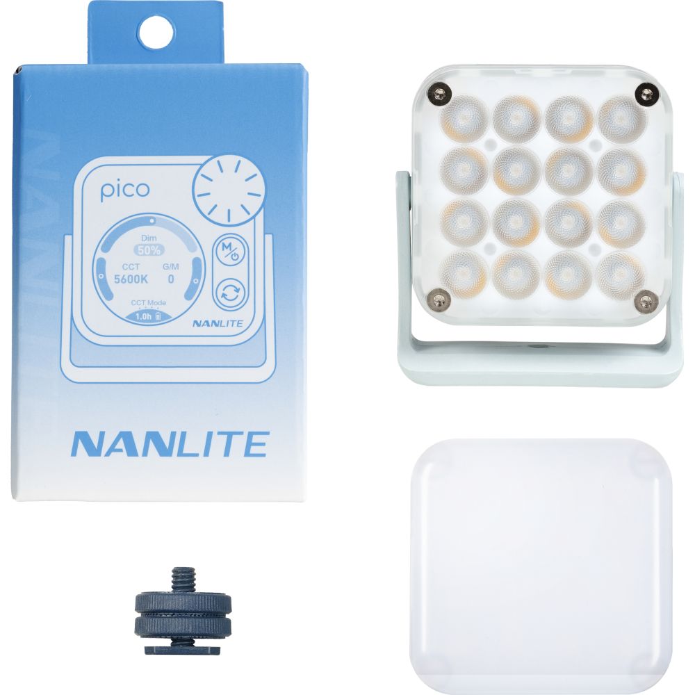Nanlite Pico LED Mini Pocket Light, mint blue