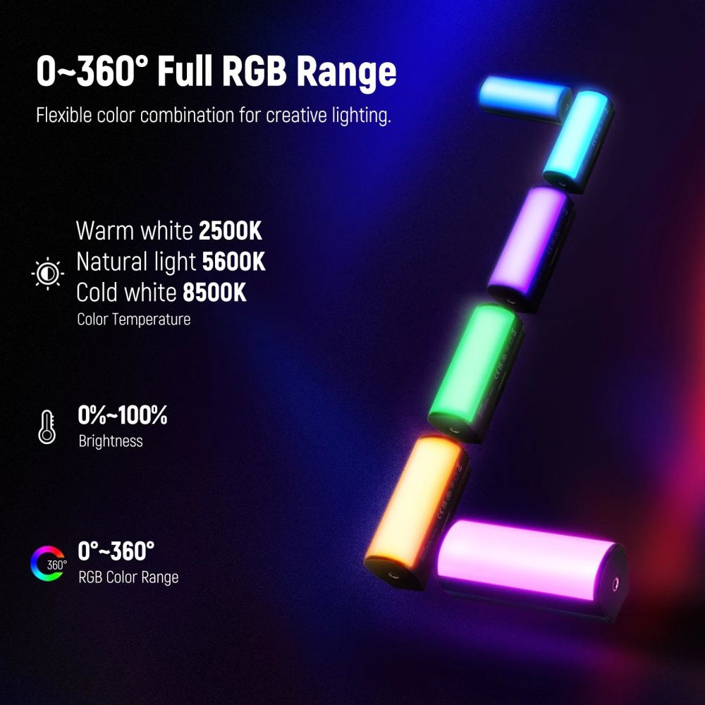 Neewer TL96 RGB LED magnetic lamp