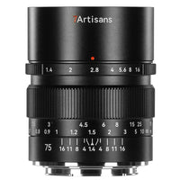 7artisans 75mm f/1.4 Canon RF - Black