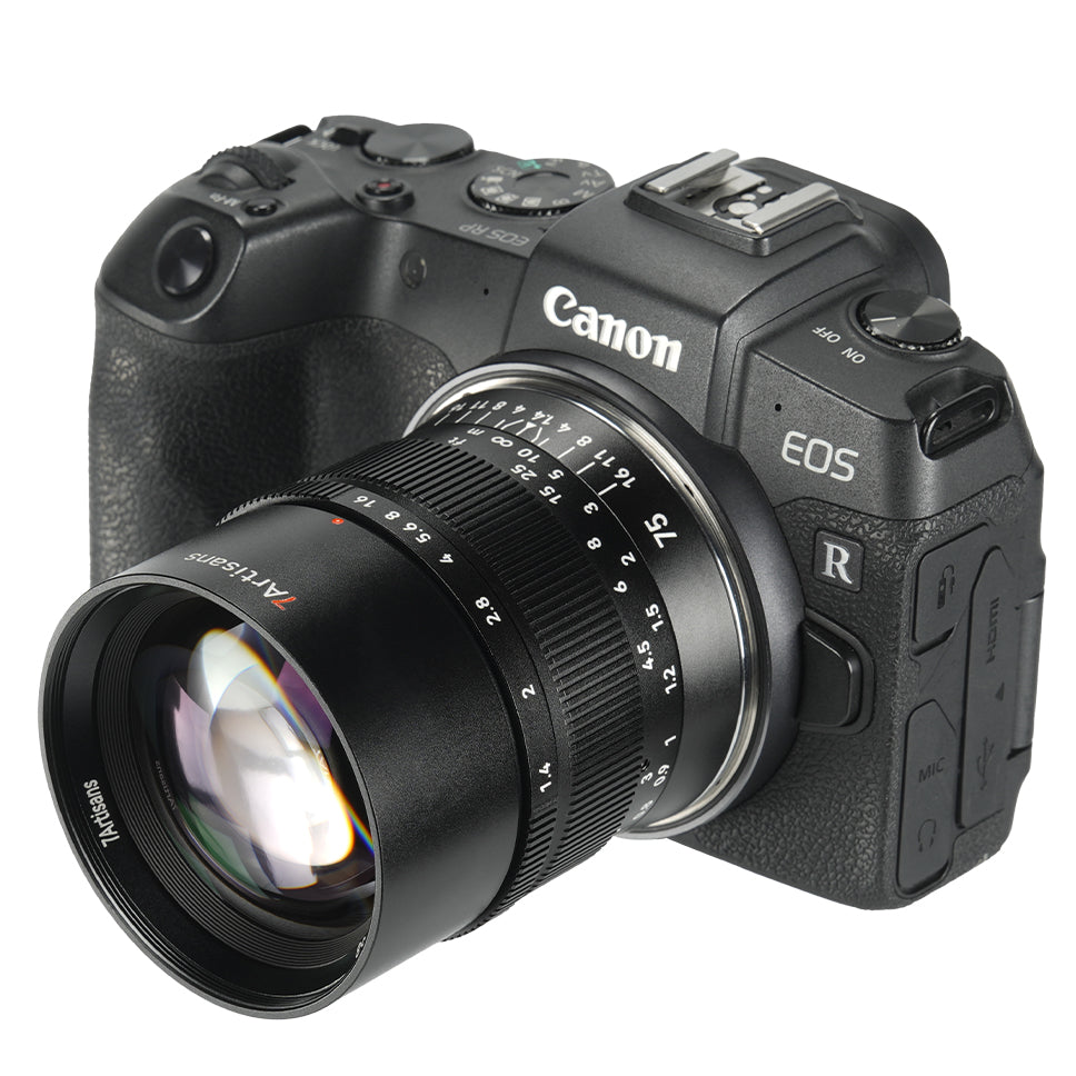 7artisans 75mm f/1.4 Canon RF - Black