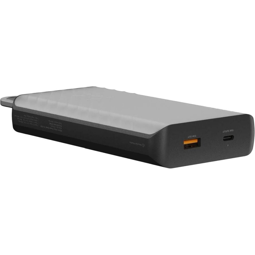 Xtorm Powerbank 15W Go2 Solar 10,000 mAh with flashlight, Charcoal Black