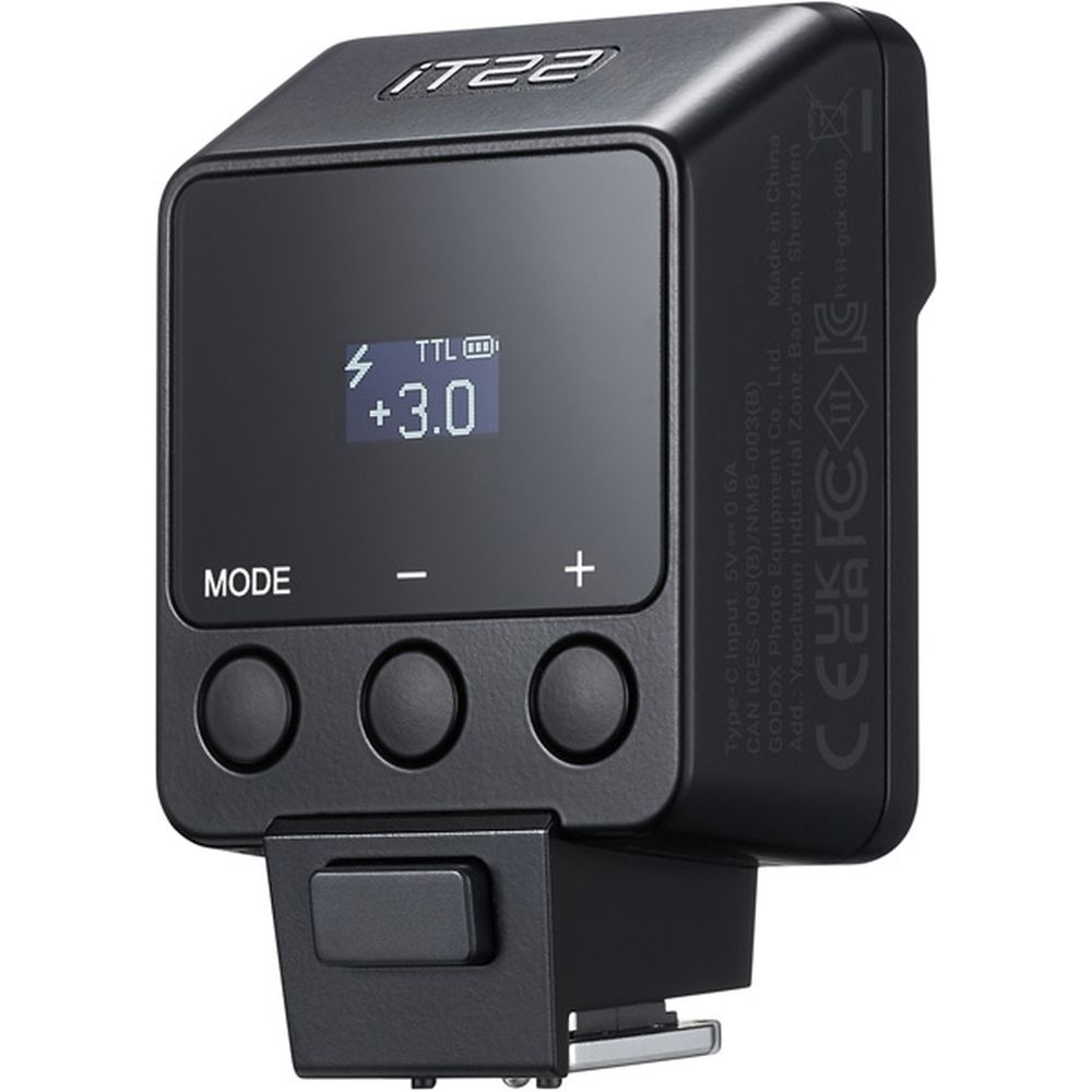 Godox IT22 iFlash TTL Flash per fotocamera nero per Fuji