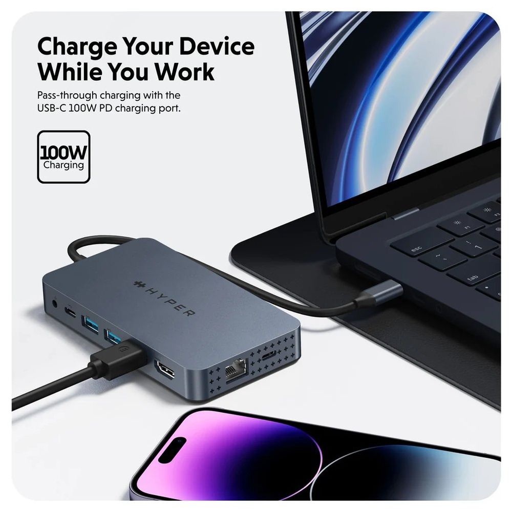Hub Hyper USB-C HyperDrive Dual 4K HDMI 10 in 1