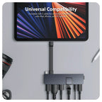 Hub Hyper USB-C HyperDrive Duo Pro 7 in 2 - blu
