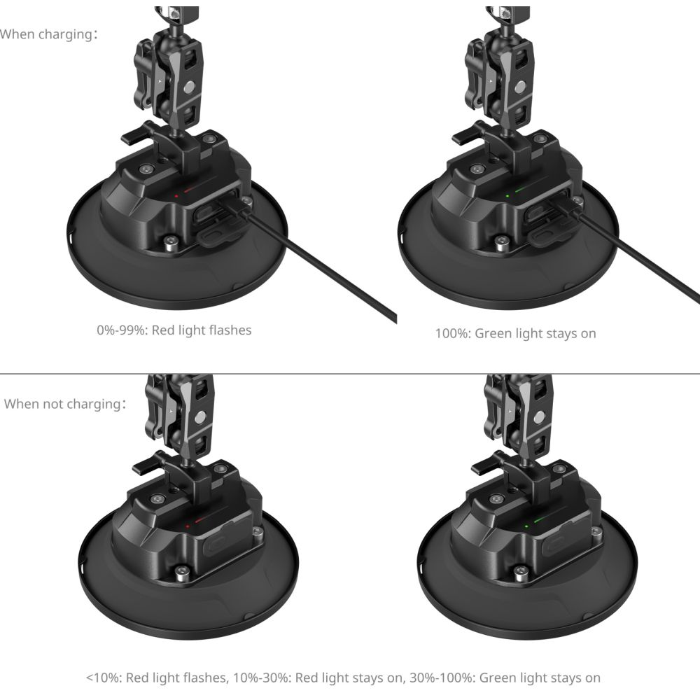 SmallRig 5399 5" Electric Suction Cup Mount Kit