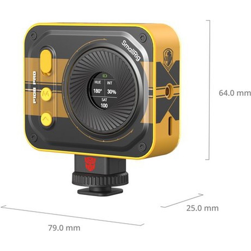 SmallRig 5511 Vibe P108 Pro mini LED Video Light "BumbleBee Edition"