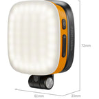 SmallRig 5513 Vibe P48 Luce video LED staccabile per telefono cellulare "BumbleBee Edition"