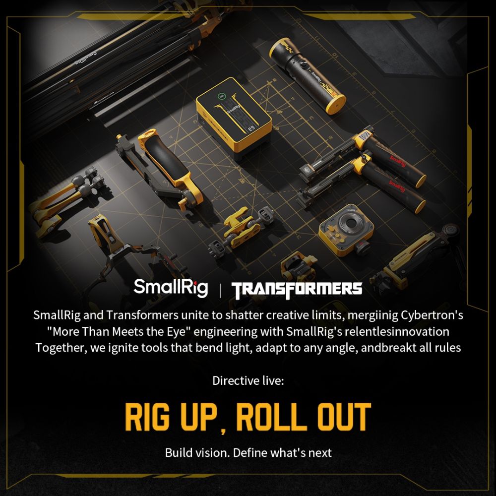 SmallRig 5513 Vibe P48 Luce video LED staccabile per telefono cellulare "BumbleBee Edition"