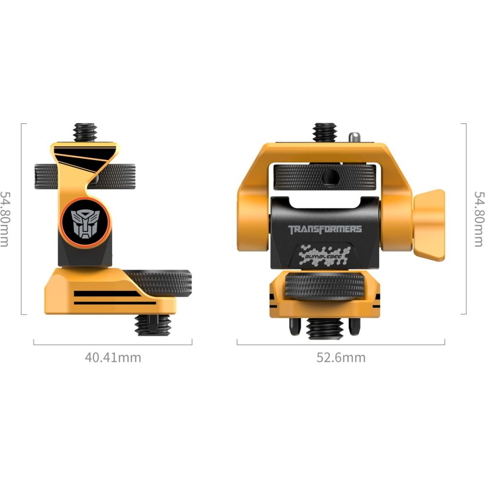 Supporto per monitor regolabile SmallRig 5520 compatibile con viti ARRI 3/8''-16 "BumbleBee Edition"