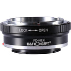 Adattatore per obiettivo K&F Canon FD - Sony E-Attacco