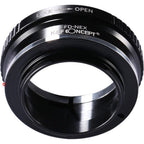 Adattatore per obiettivo K&F Canon FD - Sony E-Attacco