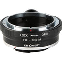 K&F Obiettivo Adattatore Canon FD - Canon EF-M (1/4" treppiede-attacco)