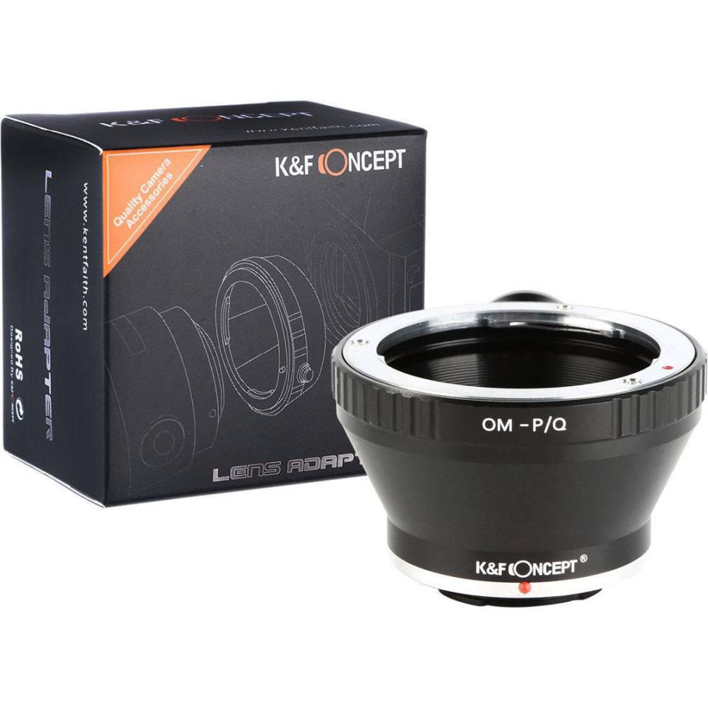 K&F Lens Adapter Olympus OM - Pentax Q (with tripod-mount)