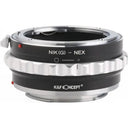 K&F Lens Adapter Nikon F (G-type) - Sony E-Mount