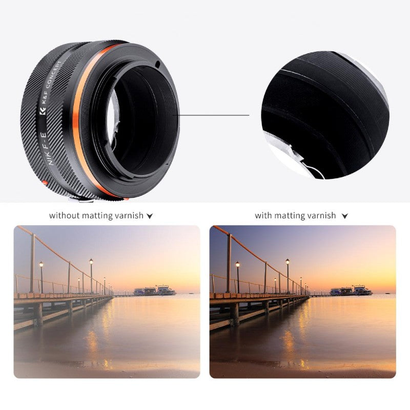 K&F Lens Adapter Nikon F - Sony E-Mount (IV PRO)