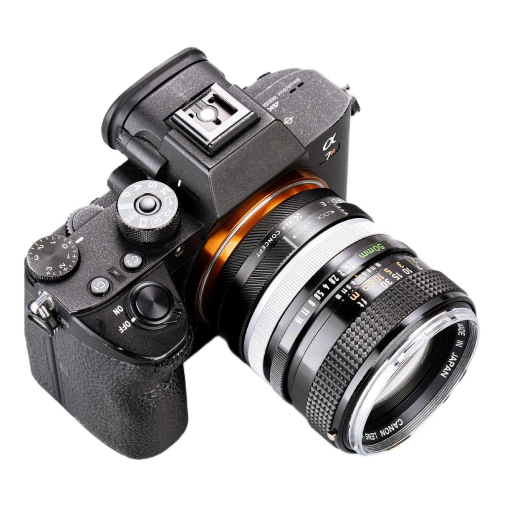 K&F Lens Adapter Canon FD - Sony E-Mount (IV PRO)