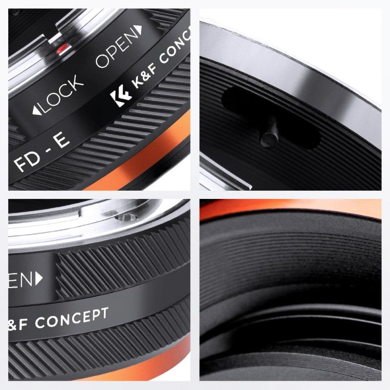 K&F Lens Adapter Canon FD - Sony E-Mount (IV PRO)