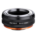 K&F Adattatore per obiettivo M42 - Micro 4/3 (IV PRO)