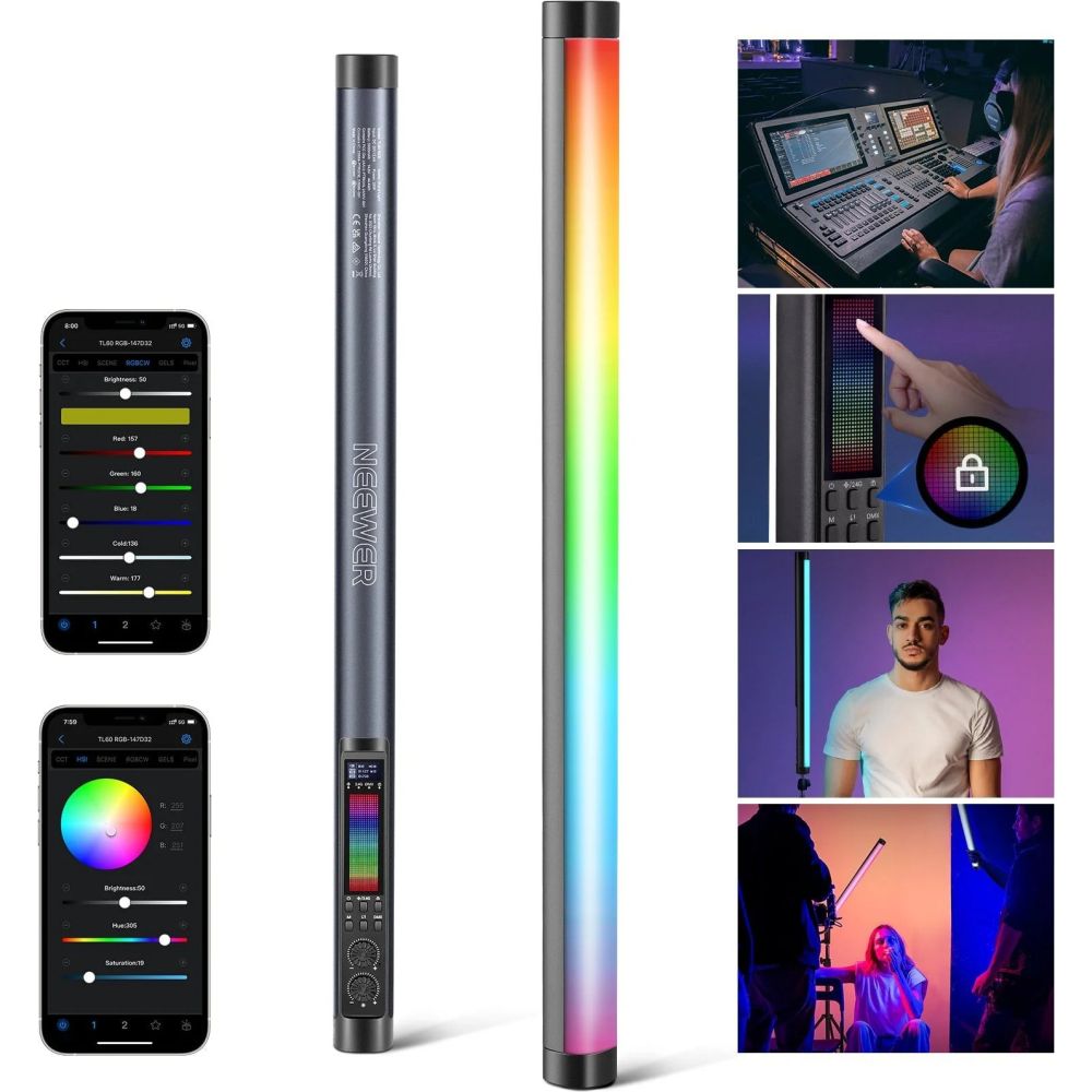 Neewer TL60C 20W RGB LED stick luminoso