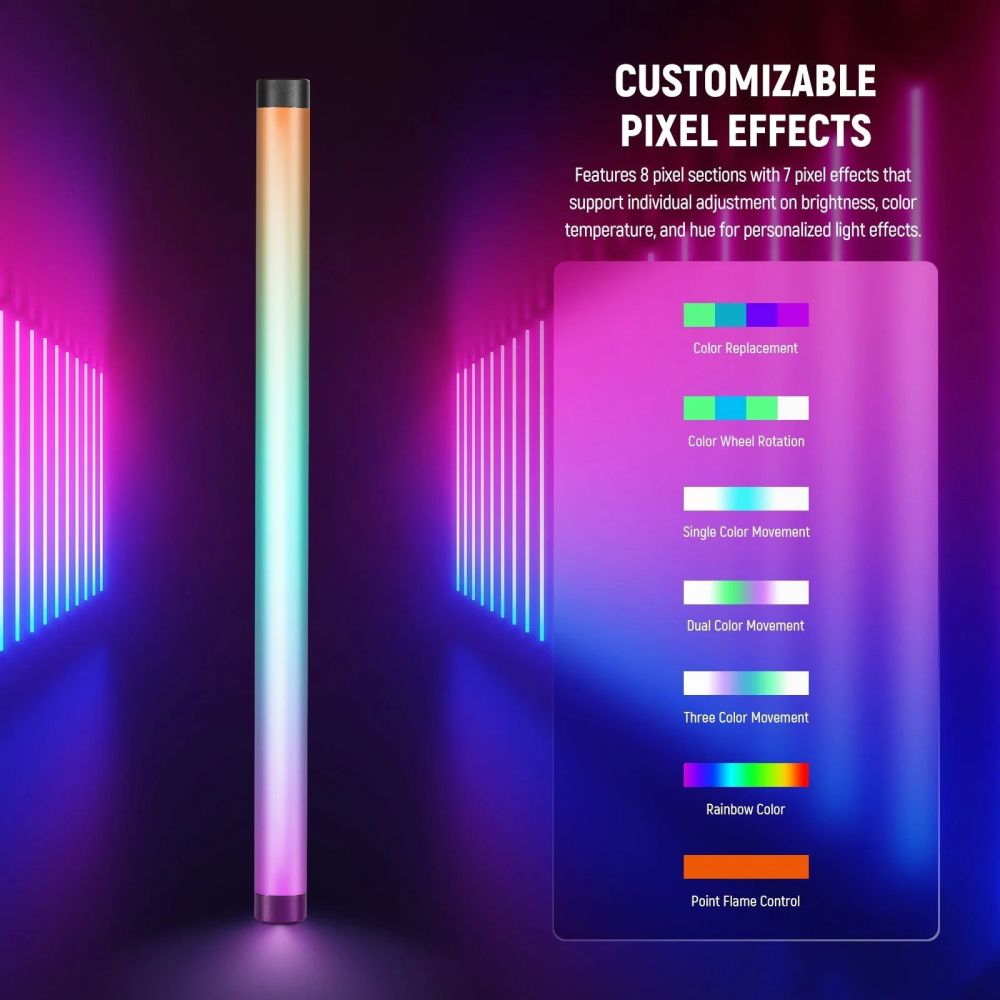 Neewer TL60C 20W RGB LED stick luminoso