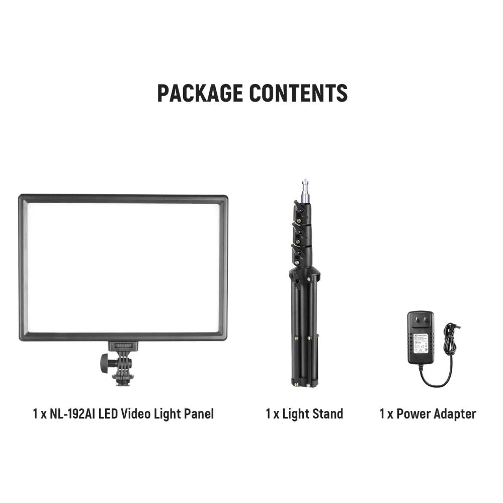 Pannello luminoso LED bicolore Neewer NL-192AI da 20 W