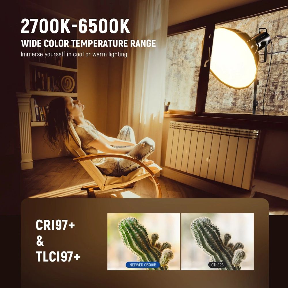 Luce LED bicolore Neewer CB300B 320W