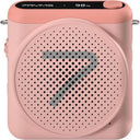 Altoparlante per presentazioni 7Ryms con cuffie wireless - rosa