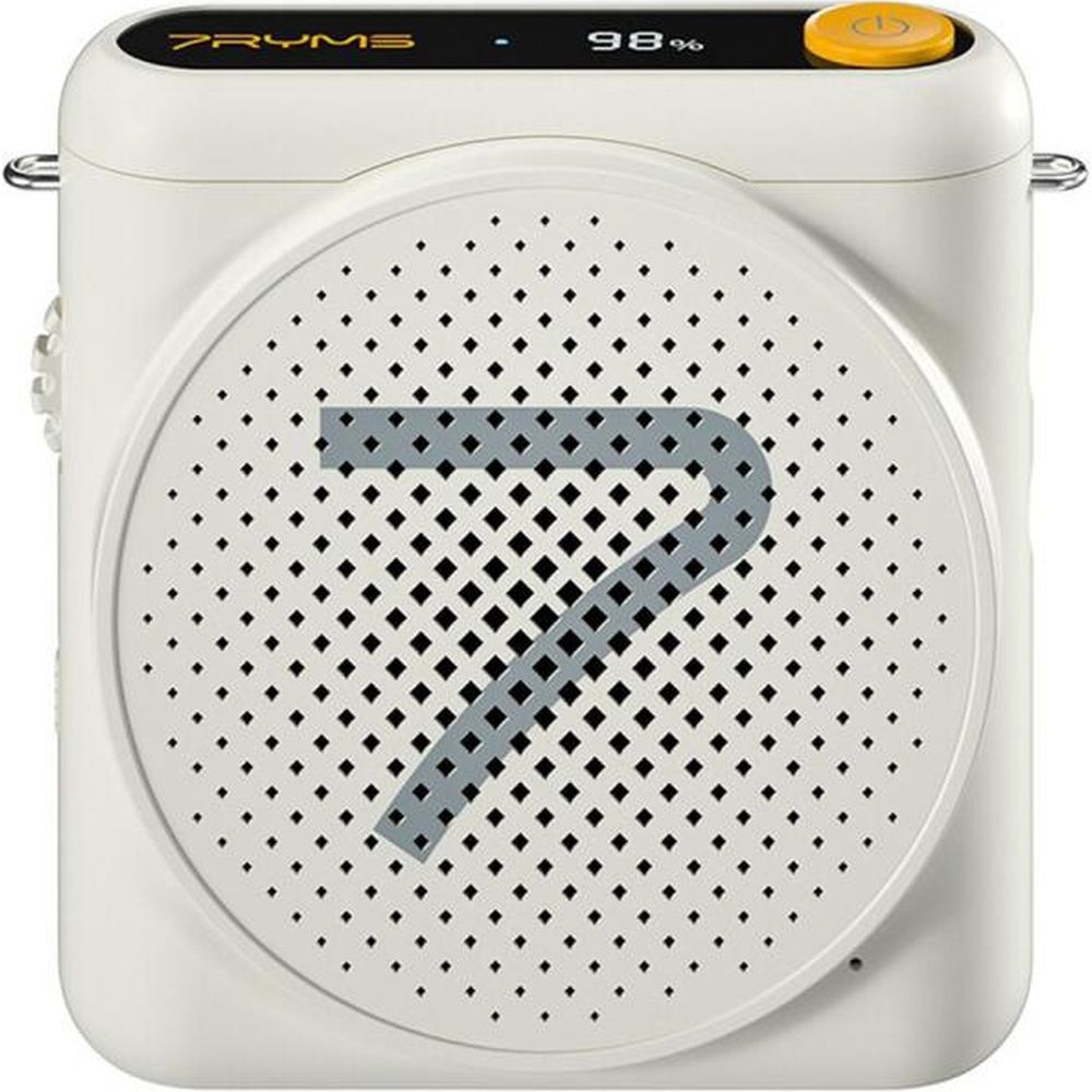 Altoparlante per presentazioni 7Ryms con cuffie wireless - Bianco