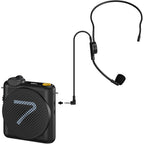 7Ryms Presentation Speaker with Wireless Microphone - Black