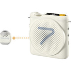 7Ryms Presentation speaker with wireless microphone - white