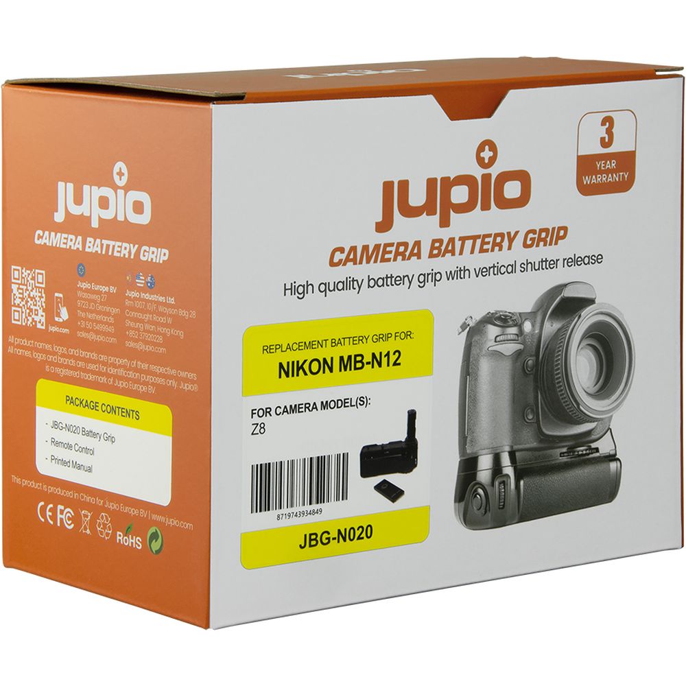 Jupio Battery grip for Nikon Z8 (MB-N12)