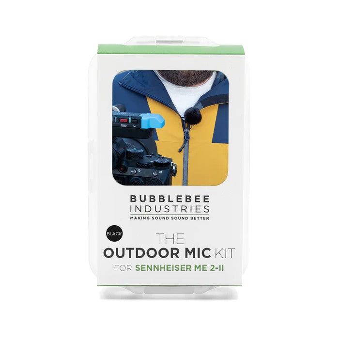 Bubblebee The Outdoor Mic Kit Per Sennheiser ME 2-II, Nero