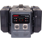 Caricabatterie simultaneo rapido SWIT PC-P430S 4 canali x 3A con uscita CC 2-XLR, montaggio a V