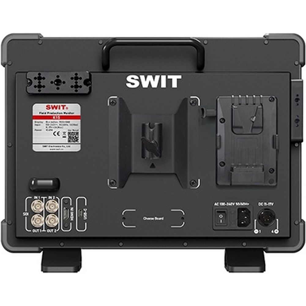 SWIT K15 Monitor sottile professionale HDR FHD da 15,4" con custodia per il trasporto