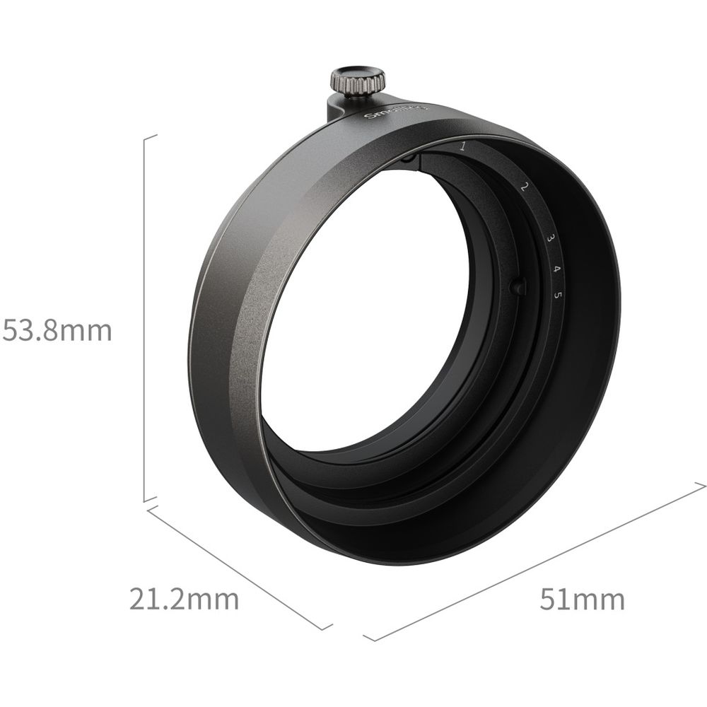 Paraluce SmallRig 5709 per Fujifilm X half, argento antracite