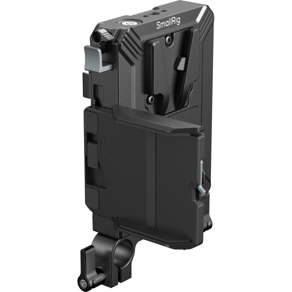 Kit piastra di montaggio batteria SmallRig 5226 V-Attacco per aste LWS da 15mm