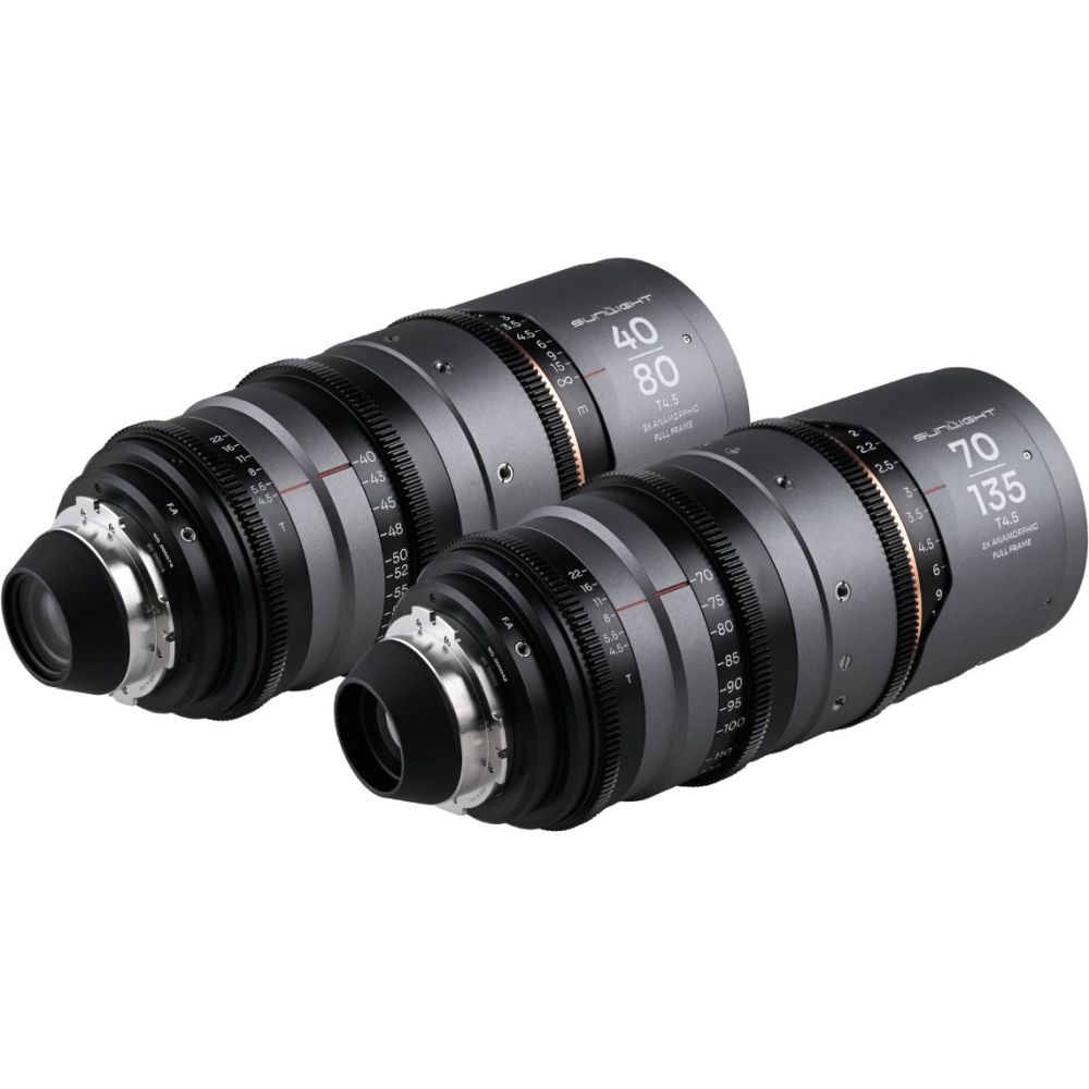 Laowa Sunlight FF 2x Anamorphic Zoom Bundle 40-80/70-135mm Ambra