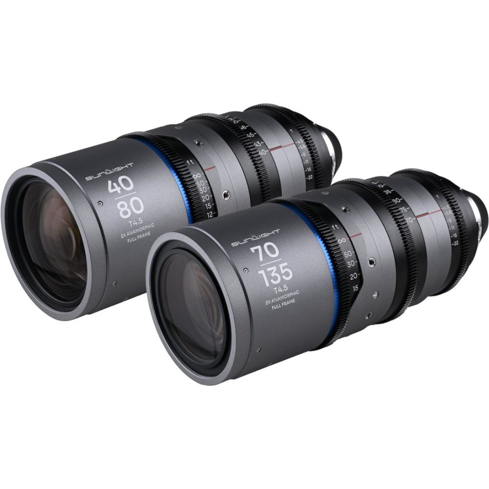 Laowa Sunlight FF 2x Anamorphic Zoom Bundle 40-80/70-135mm Blue