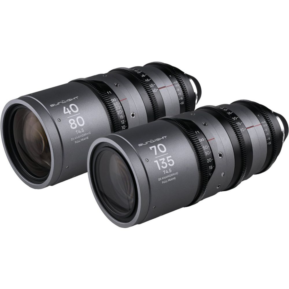 Laowa Sunlight FF 2x Anamorphic Zoom Bundle 40-80/70-135mm Trasparente