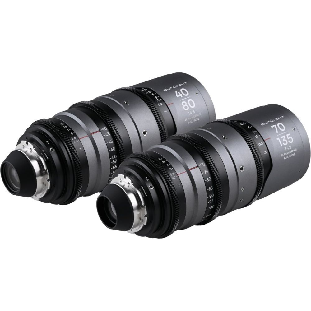 Laowa Sunlight FF 2x Anamorphic Zoom Bundle 40-80/70-135mm Trasparente