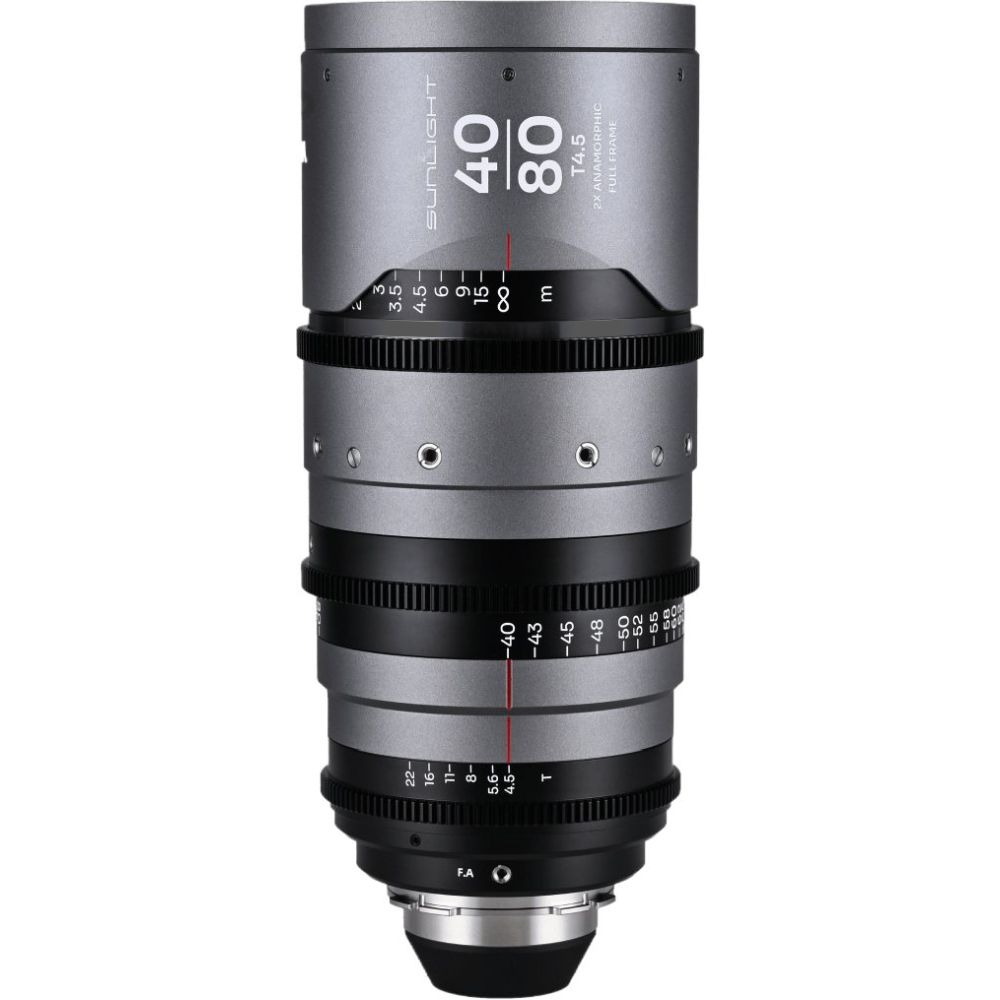 Laowa Sunlight FF 2x Anamorphic Zoom 40-80mm T4.5 Argento
