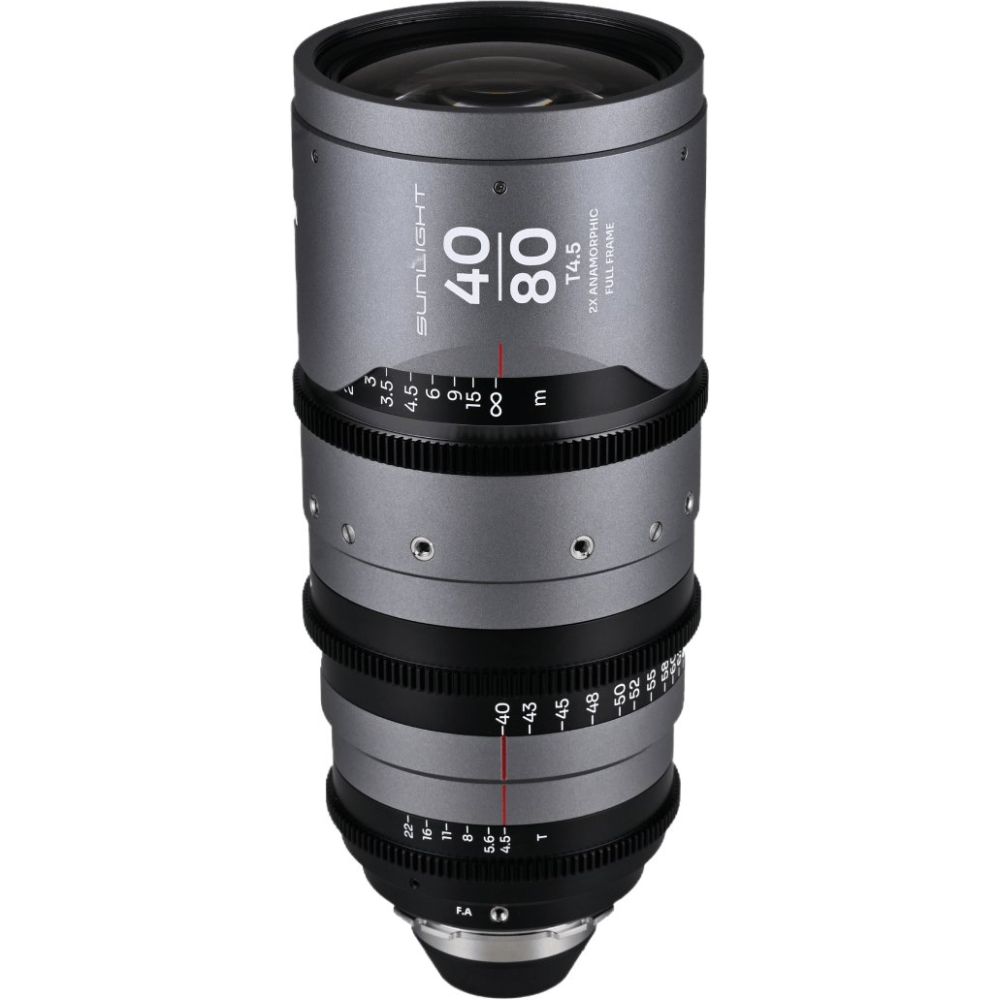 Laowa Sunlight FF 2x Anamorphic Zoom 40-80mm T4.5 Argento