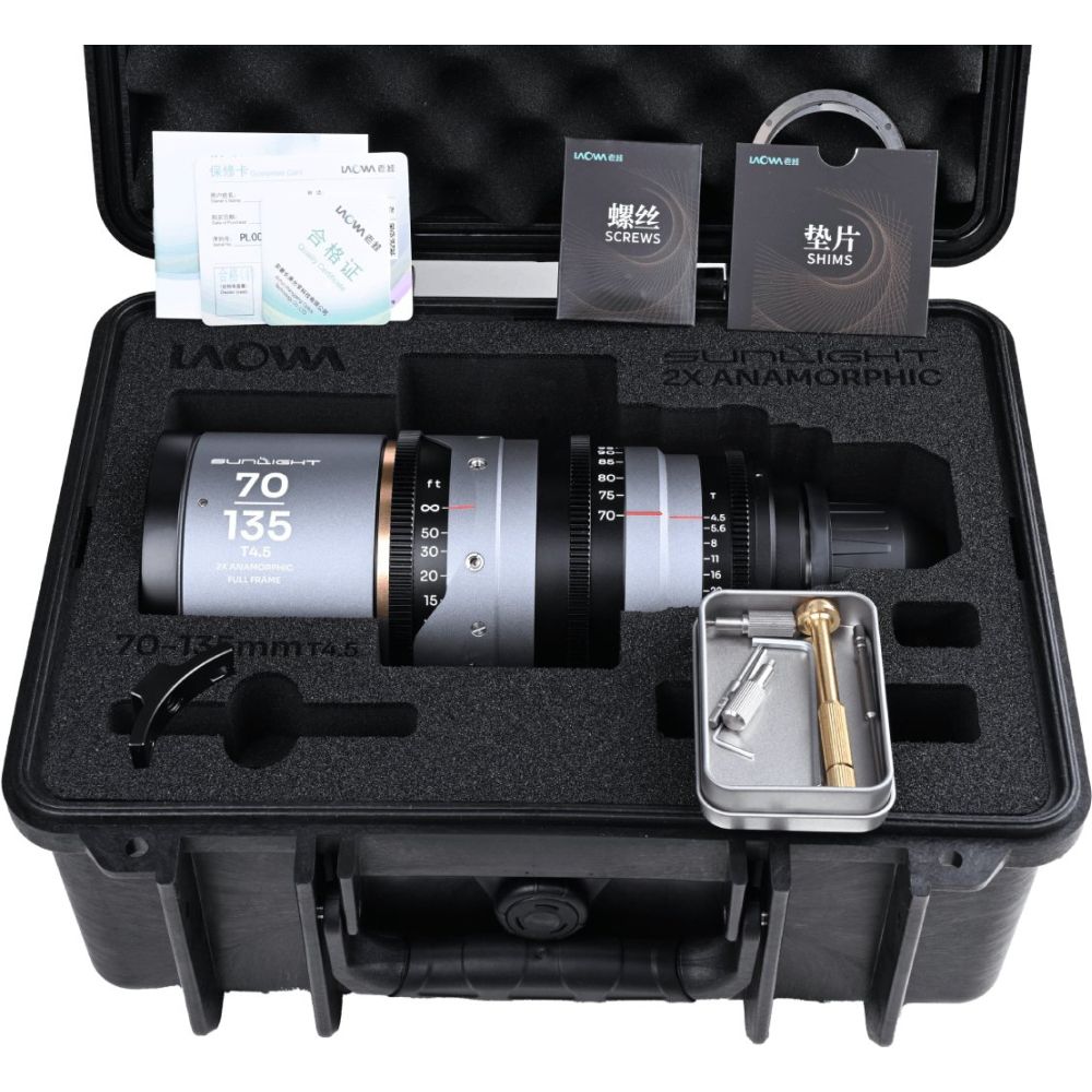 Laowa Sunlight FF 2x Anamorphic Zoom 70-135mm T4.5 Ambra
