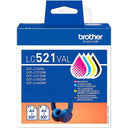 Brother LC-521VAL ink cardridge Value pack